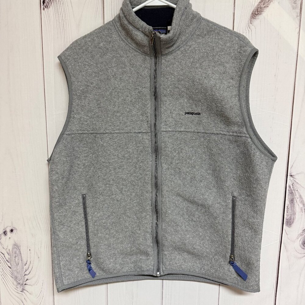 Patagonia Men’s Synchilla Vest XL Gray USA Made Vintage‎ EUC
